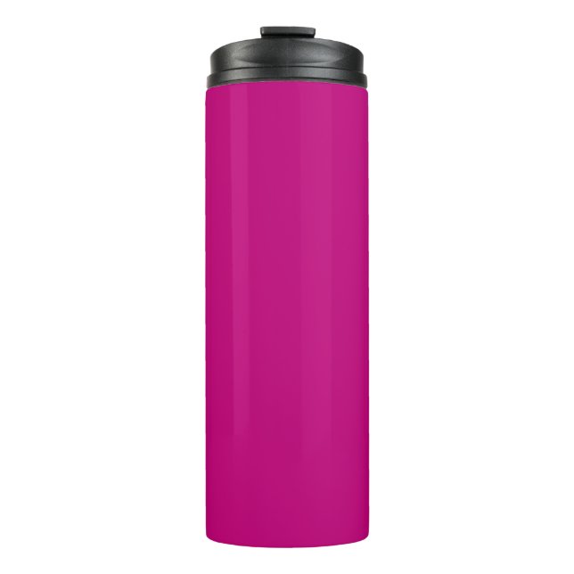 Magenta (Vollfarbe) Thermosbecher (Vorderseite)