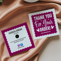 Magenta Wave Order Danke LOGO Social Icon