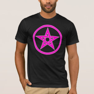 Magentaroter PentagrammPentagram T-Shirt