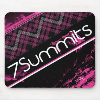 magentarotes kariertes 7Summits Mousepad