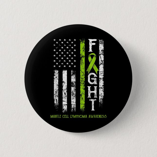 Magenzelllymphom Kriegerfahne Button (Vorderseite)