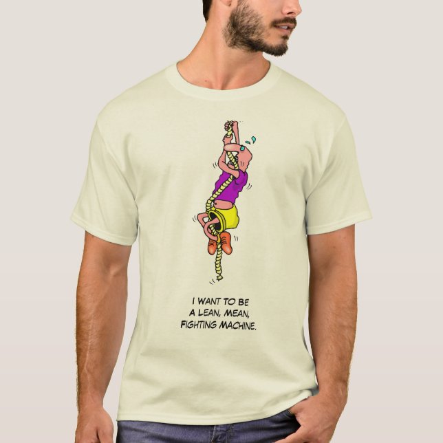 Mager, gemein, Maschine T-Shirt (Vorderseite)
