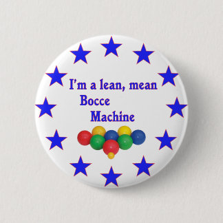 Magere gemeine Bocce Maschine Button