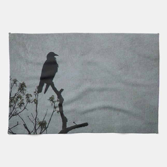 Magestic Crow Geschirrtuch (Horizontal)