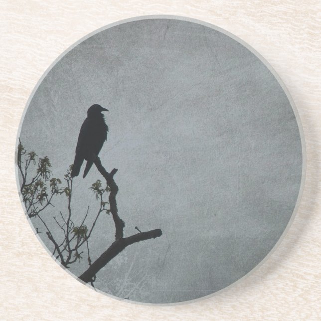 Magestic Crow Getränkeuntersetzer (Vorne)