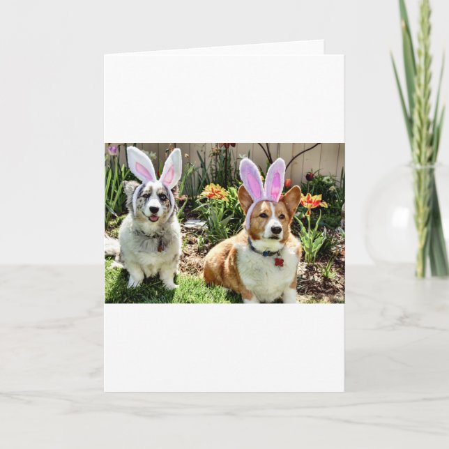 Maggie & Chuck Feiertagskarte (Vorderseite)