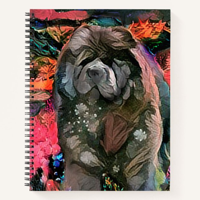 MAGGIE das 8 1/2 x 11 Spiralnotebook Notizbuch (Vorderseite)
