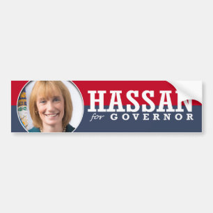 MAGGIE HASSAN KAMPAGNE AUTOAUFKLEBER