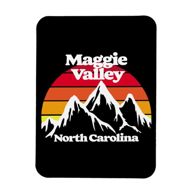 Maggie Tal North Carolina Magnet (Vertikal)