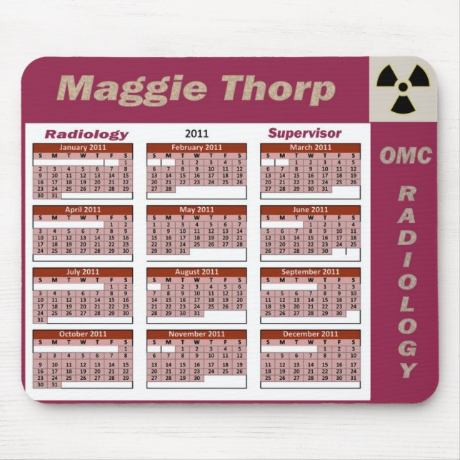 Maggie Thorp Radiologie SuperMousepad Mousepad (Vorne)