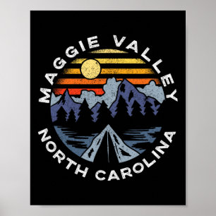 Maggie Valley North Carolina Mountains Urlaub So Poster