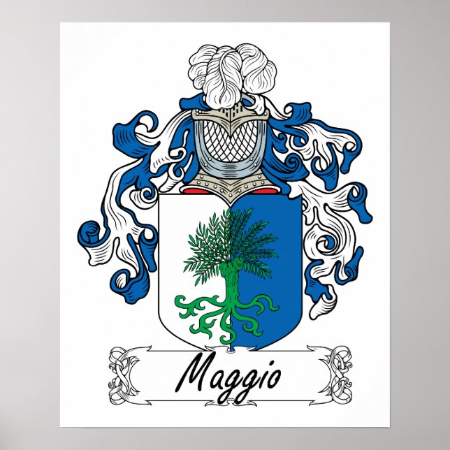 Maggio Familienwappen Poster (Vorne)