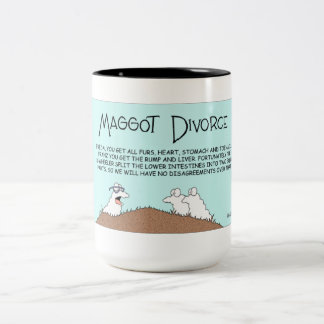 Maggot Scheidung Zweifarbige Tasse