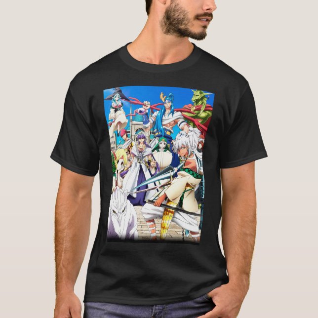 Magi Adventure von Sinbad T-Shirt (Vorderseite)