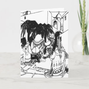 Magi in der Karawane Karte