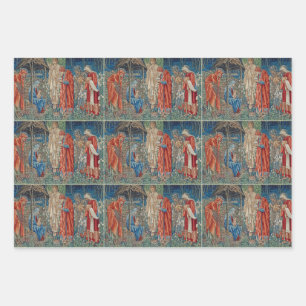 Magi, Mary und Baby Jesus Geschenkverpackung Geschenkpapier Set