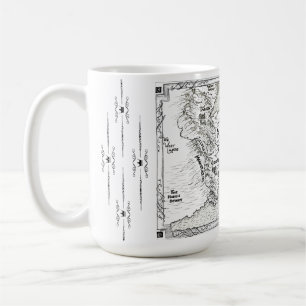 Magian Peninsula Karte Tasse