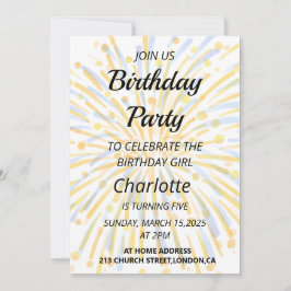 Magic 5. Geburtstagsbash Einladung