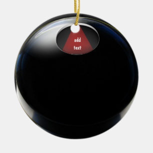 Magic 8 Ball Keramik Ornament