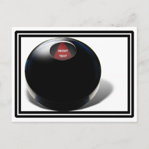 Magic 8 Ball Postkarte