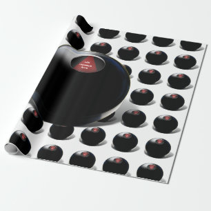 Magic 8 Ball sagt: "Outlook ist gut!" Geschenkpapier