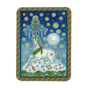 MAGIC A CHRISTMAS UNICORN, URLAUB HORSE MAGNET