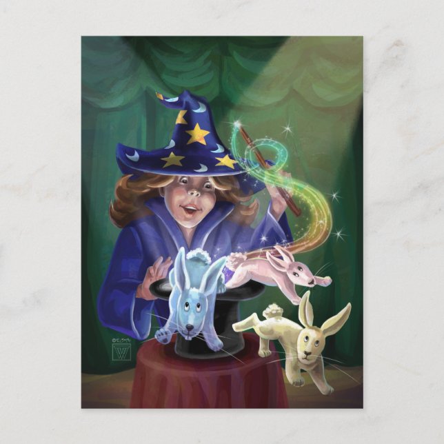 Magic Act Postkarte (Vorderseite)