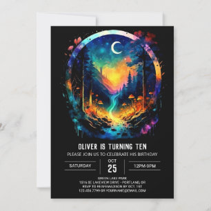 Magic Adventure erwartet Grove Birthday Einladung