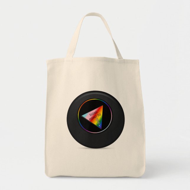 Magic Aight Ball Tote Bag Tragetasche (Vorne)