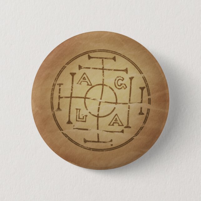 Magic Amulet Erfolg Reichtum lange Lebensdauer Mag Button (Vorderseite)