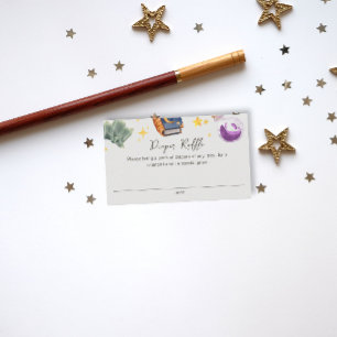 Magic Baby Halloween Neu Diaper Raffle Baby Dusche Begleitkarte