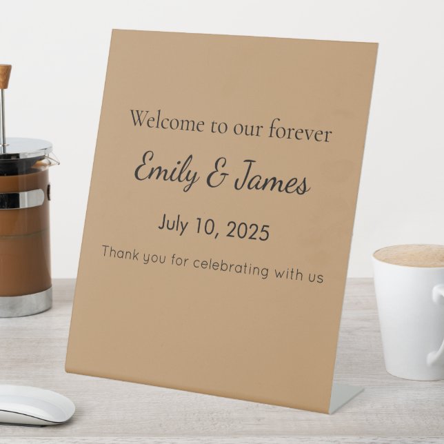 Magic Baby Shower Sign - Custom & Fun! Sockelschild (In Situ)