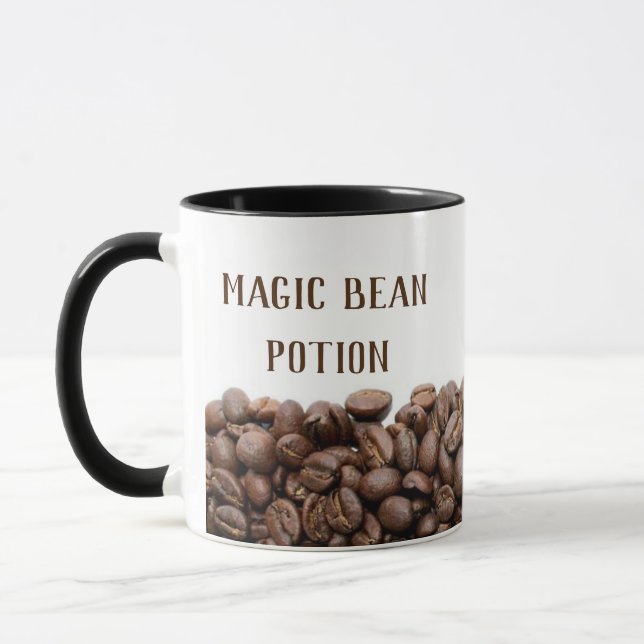 Magic Bean Potion Spaß für Kaffee Lover Tasse (Links)