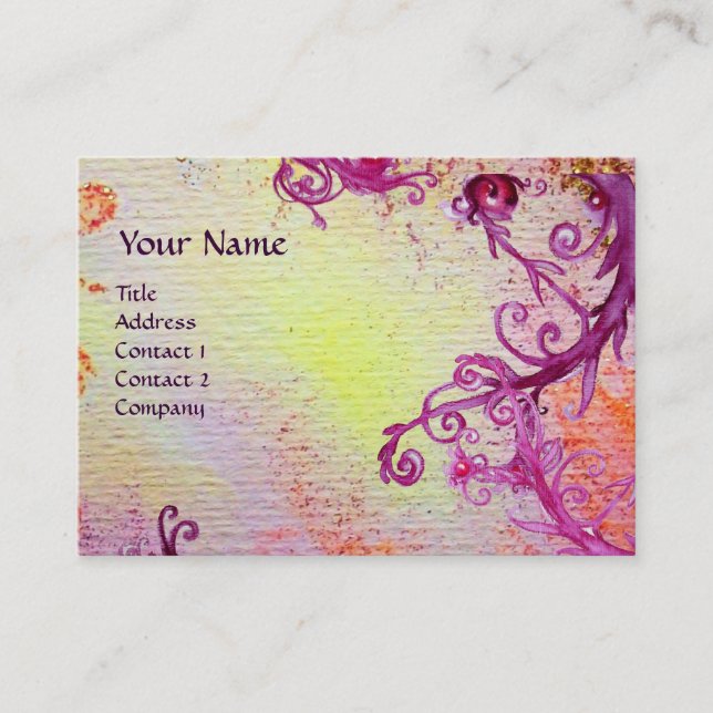 MAGIC BERRIES 2 MONOGRAM VISITENKARTE (Vorderseite)