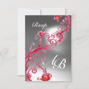 MAGIC BERRIES 4,MONOGRAMM uAwg Einladung