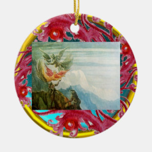 MAGIC BERRIES FOTO TEMPLATE Red Ruby Keramik Ornament