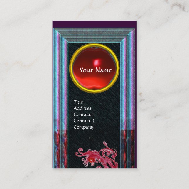 MAGIC BERRIES gem MONOGRAM Visitenkarte (Vorderseite)