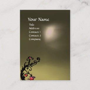 MAGIC BERRIES GRAY AGATE GEM MONOGRAM VISITENKARTE