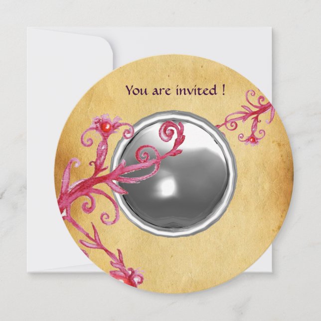 MAGIC BERRIES PARCHEMENT GEM Mondlicht Einladung