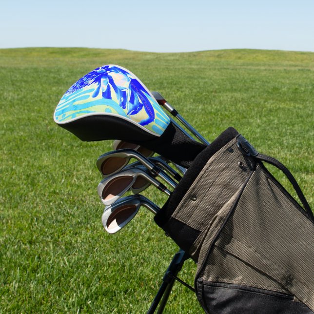 Magic Blue Water Rose Resort Golf Headcover (In SItu)