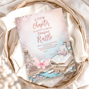 Magic Boho Storybook Diapper Raffle Begleitkarte