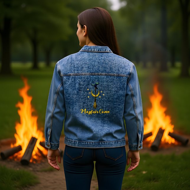 Magic Broom Moon und Hat Jeansjacke (Von Creator hochgeladen)