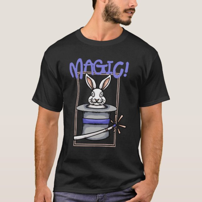 Magic Bunny streetwear T-Shirt (Vorderseite)