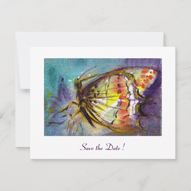 MAGIC BUTTERFLY EINLADUNG (Vorderseite)