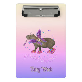 Magic capyfairy mini klemmbrett