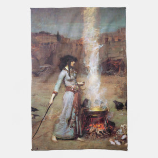 Magic Circle, John William Waterhouse Geschirrtuch