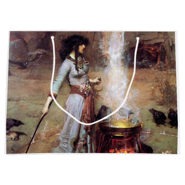 Magic Circle, John William Waterhouse Große Geschenktüte (Vorderseite)