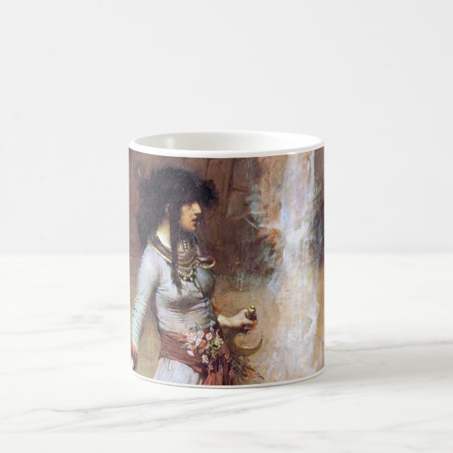 Magic Circle, John William Waterhouse Kaffeetasse (Mittel)