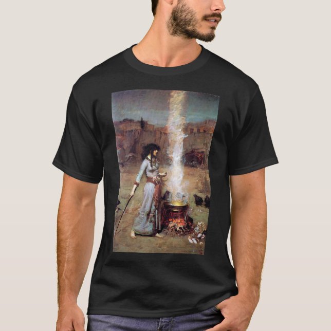 Magic Circle, John William Waterhouse T-Shirt (Vorderseite)