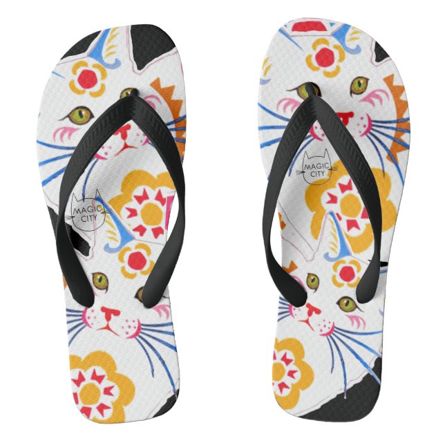 Magic City Kätzchen Sandal Flip Flops (Fußbett)